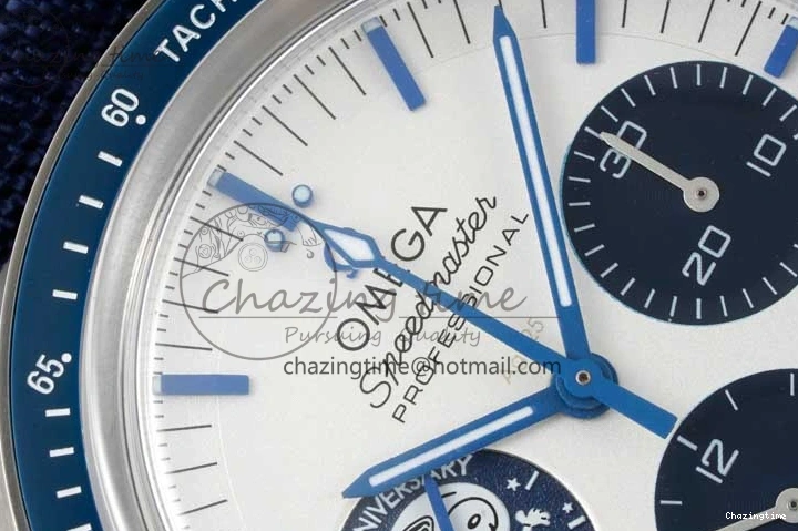 0309 Sophisticated Speedmaster Professional “Silver Snoopy Award” 50th Anniversary V6SF 1:1 Best Edition A7750(Mod) 7846